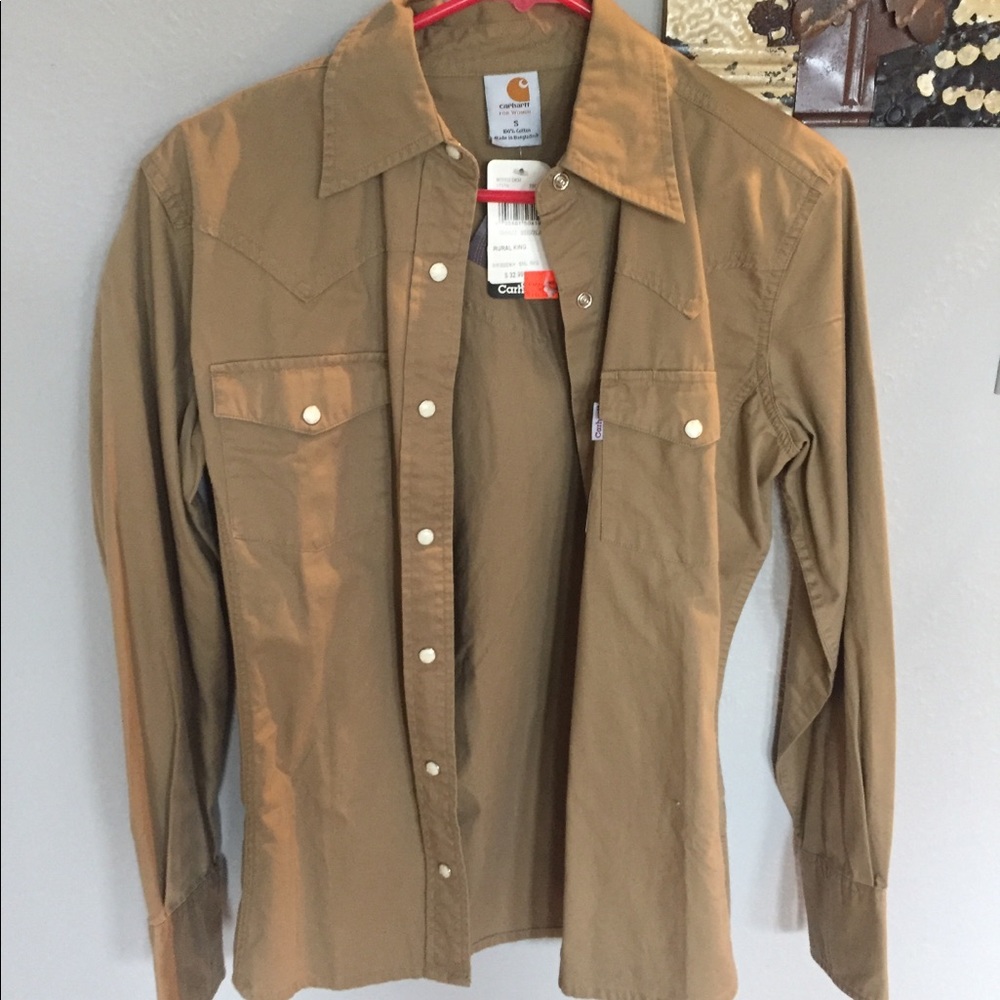 Ladies Carhartt shirts one NWT/great condition